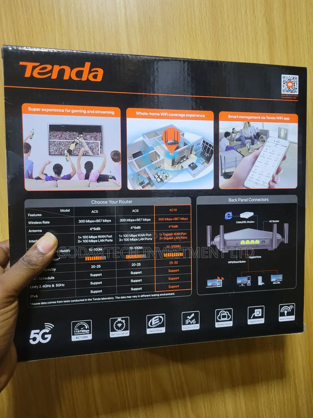 Tender AC1200 Gigabit Router