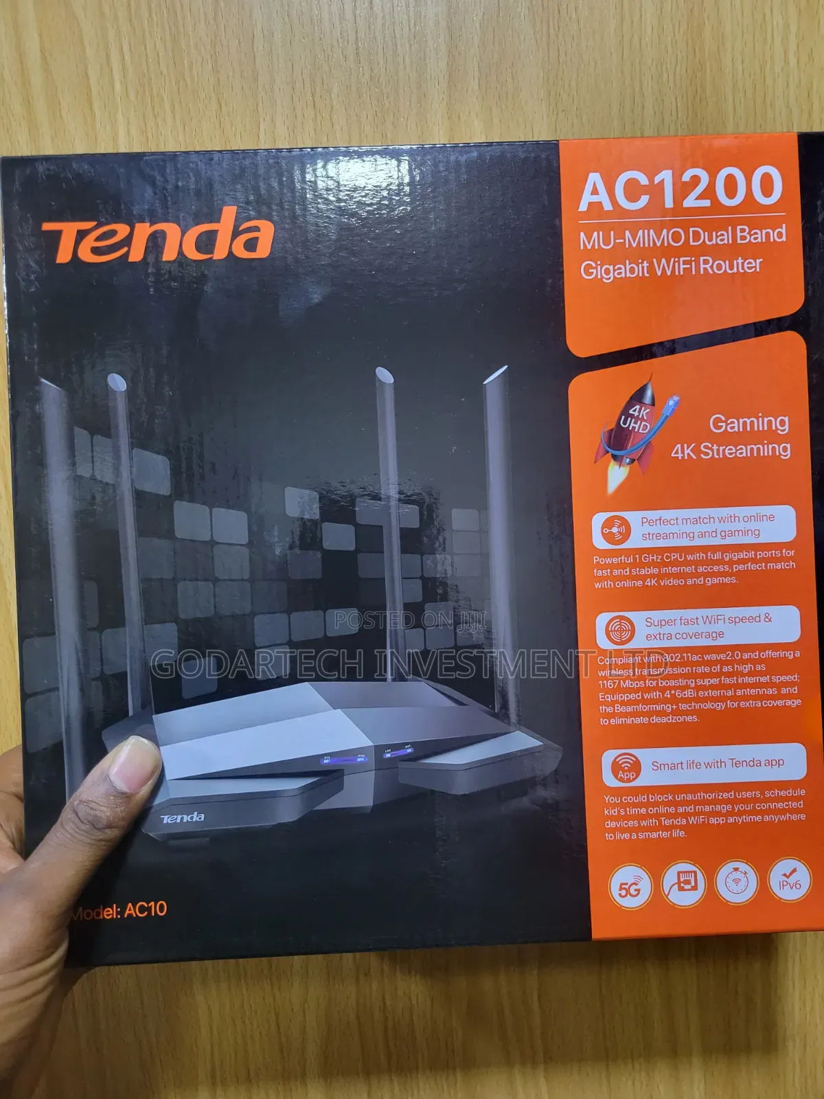 Tender AC1200 Gigabit Router