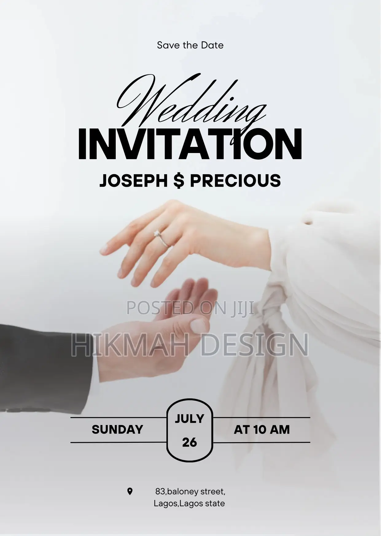 Professional Graphic Design Services - Wedding Cards, Flyers, Logos