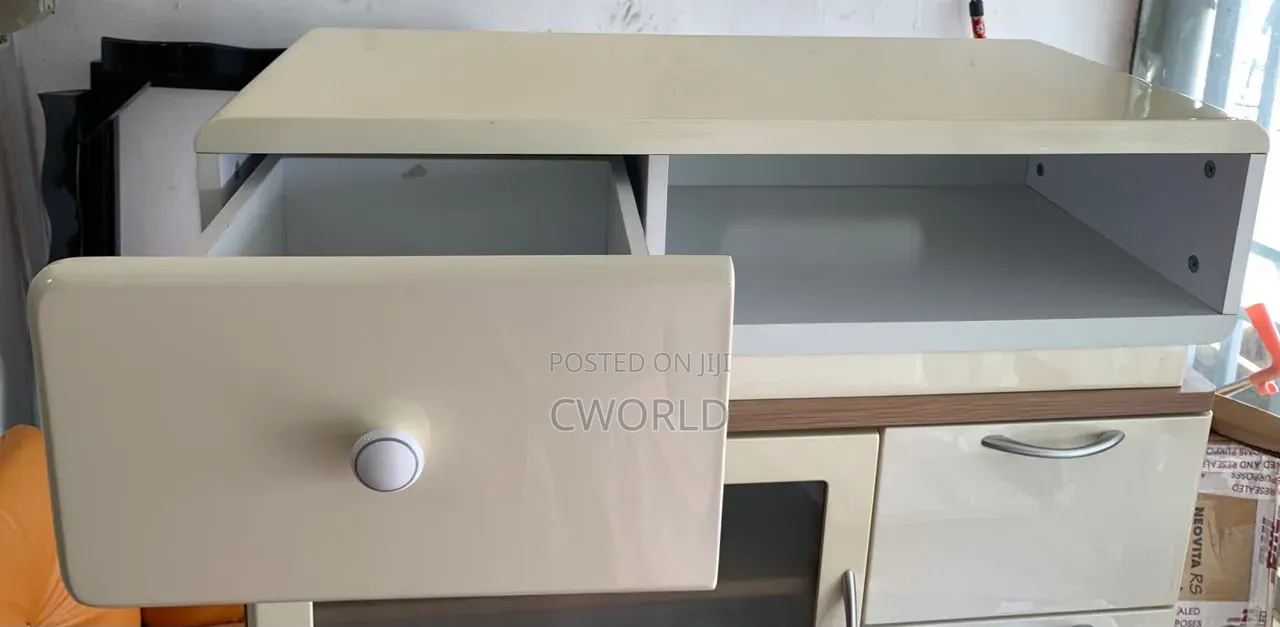Cream Gloss TV Stand - Imported