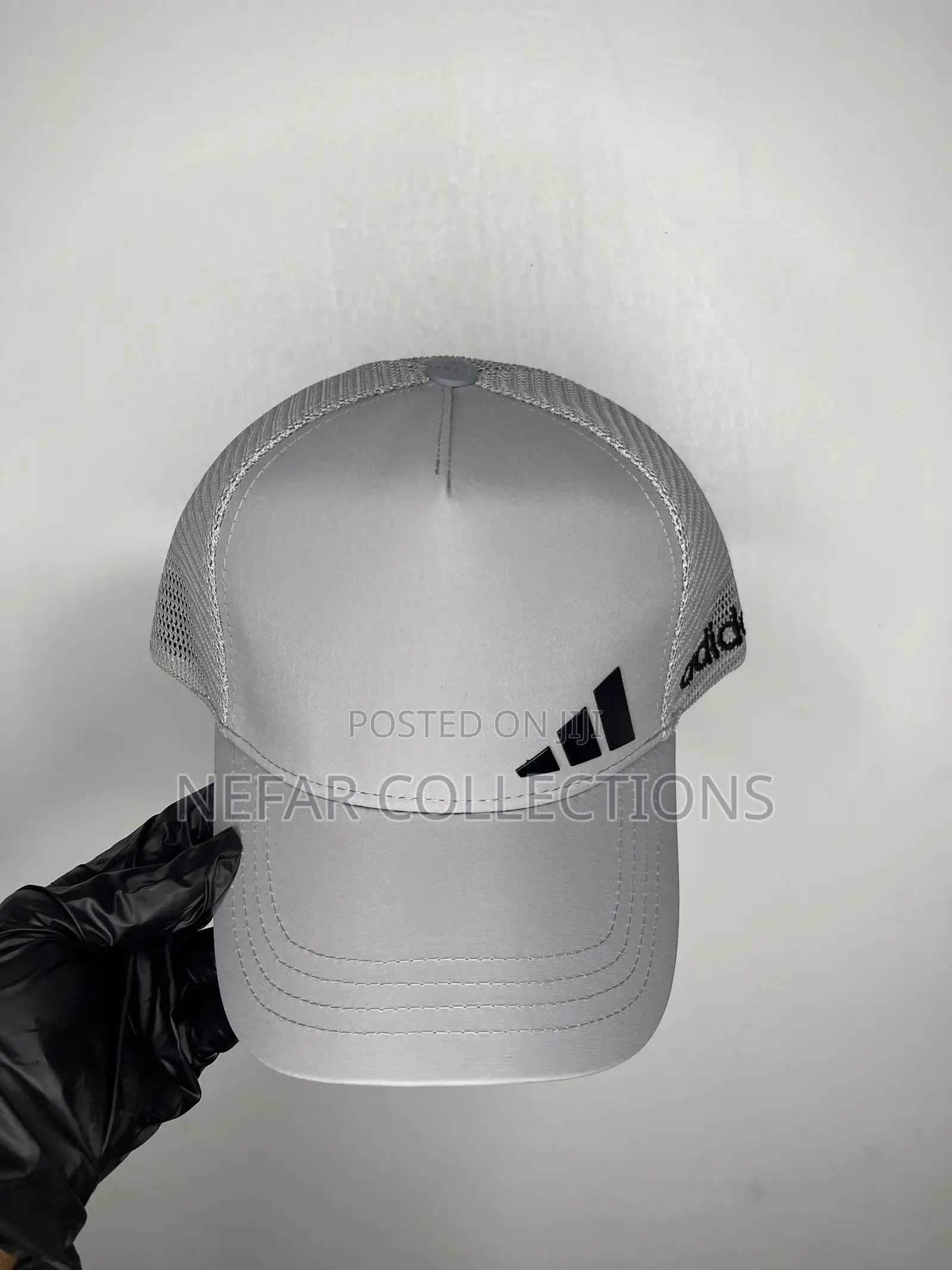 Designer Truckers Face Cap - Grey