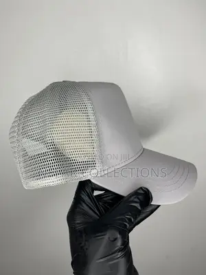 Designer Truckers Face Cap - Grey