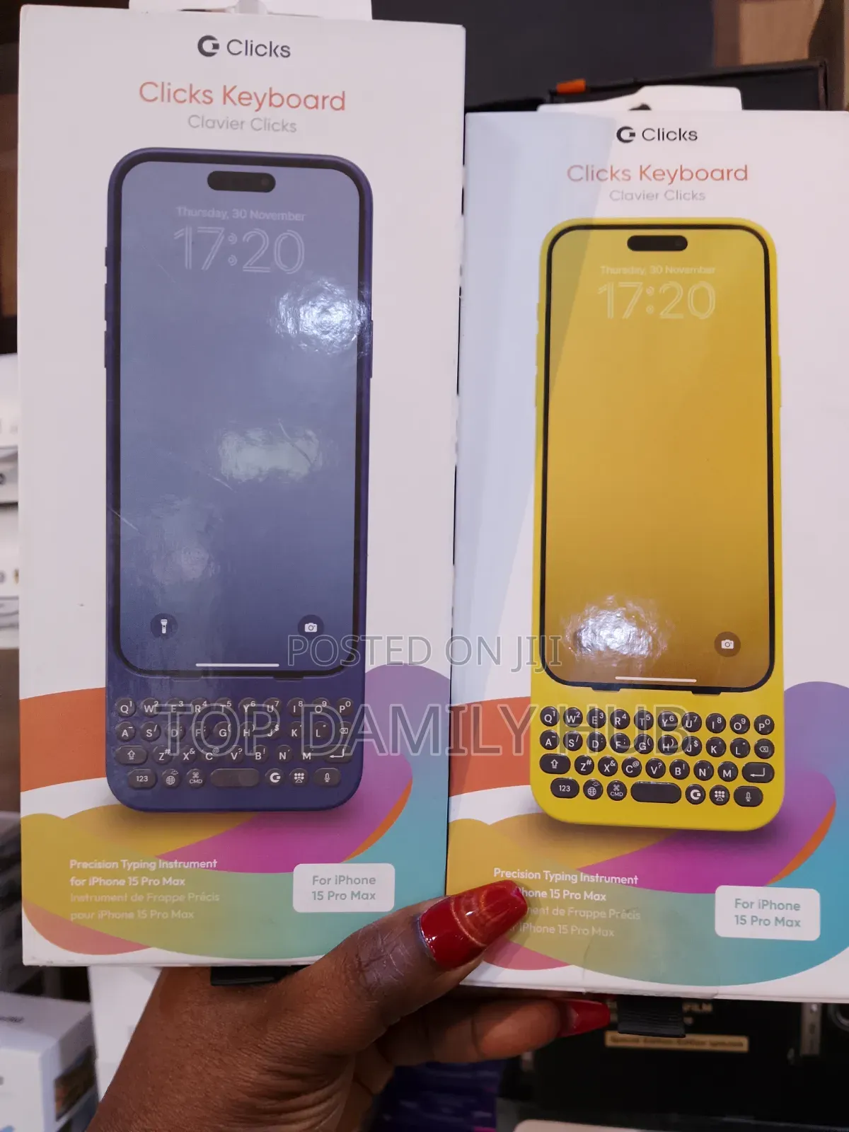 Clicks Keyboard for iPhone 15 Pro Max