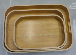 3pcs Wooden Tray
