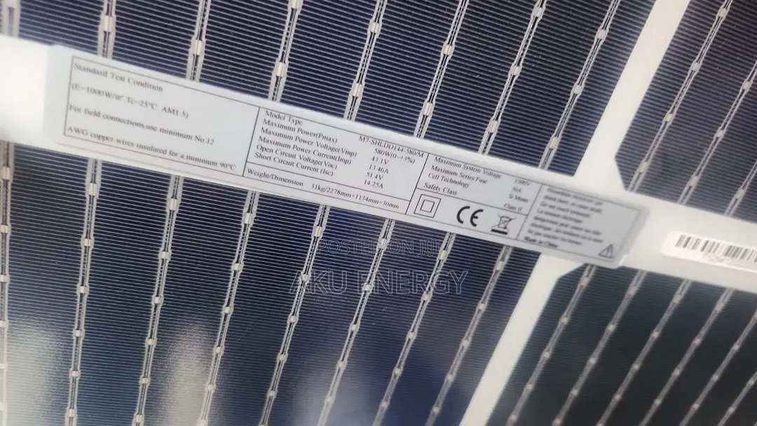 580W Monocrystalline Half-Cell Solar Panel – High Efficiency
