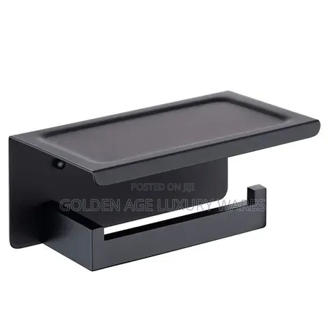 8867 Black Toilet Roll Holder
