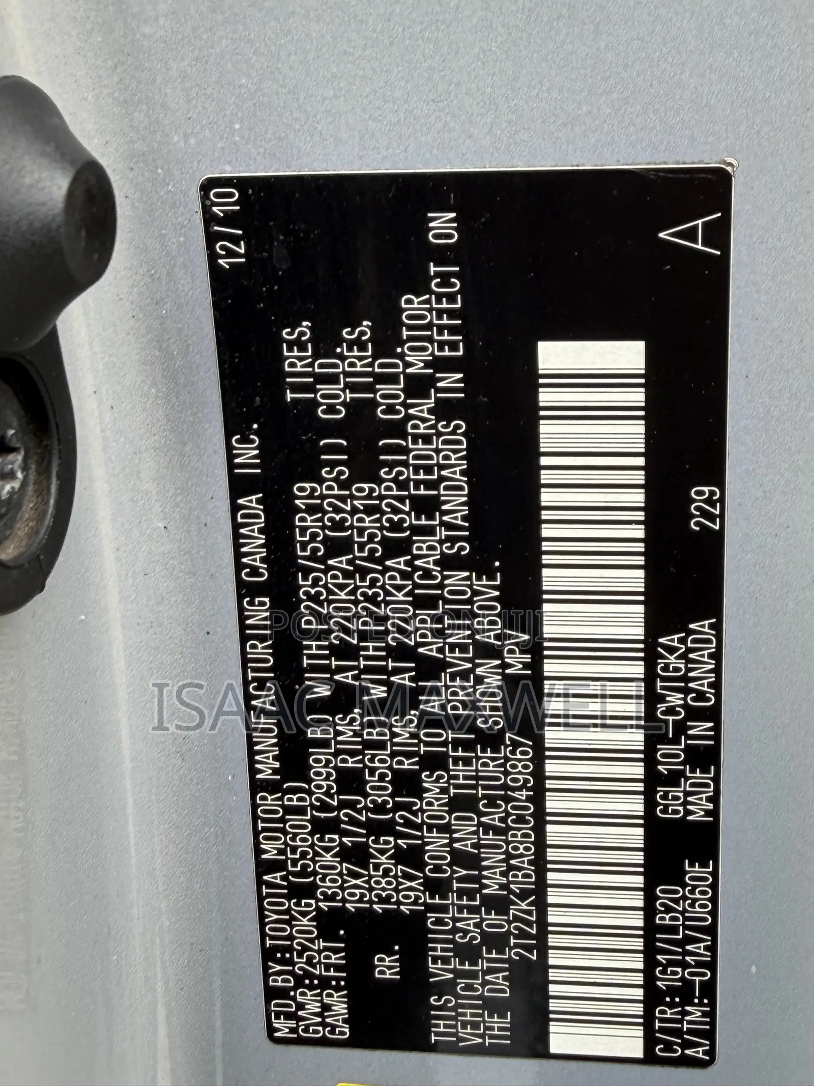 Lexus RX 2011 Silver