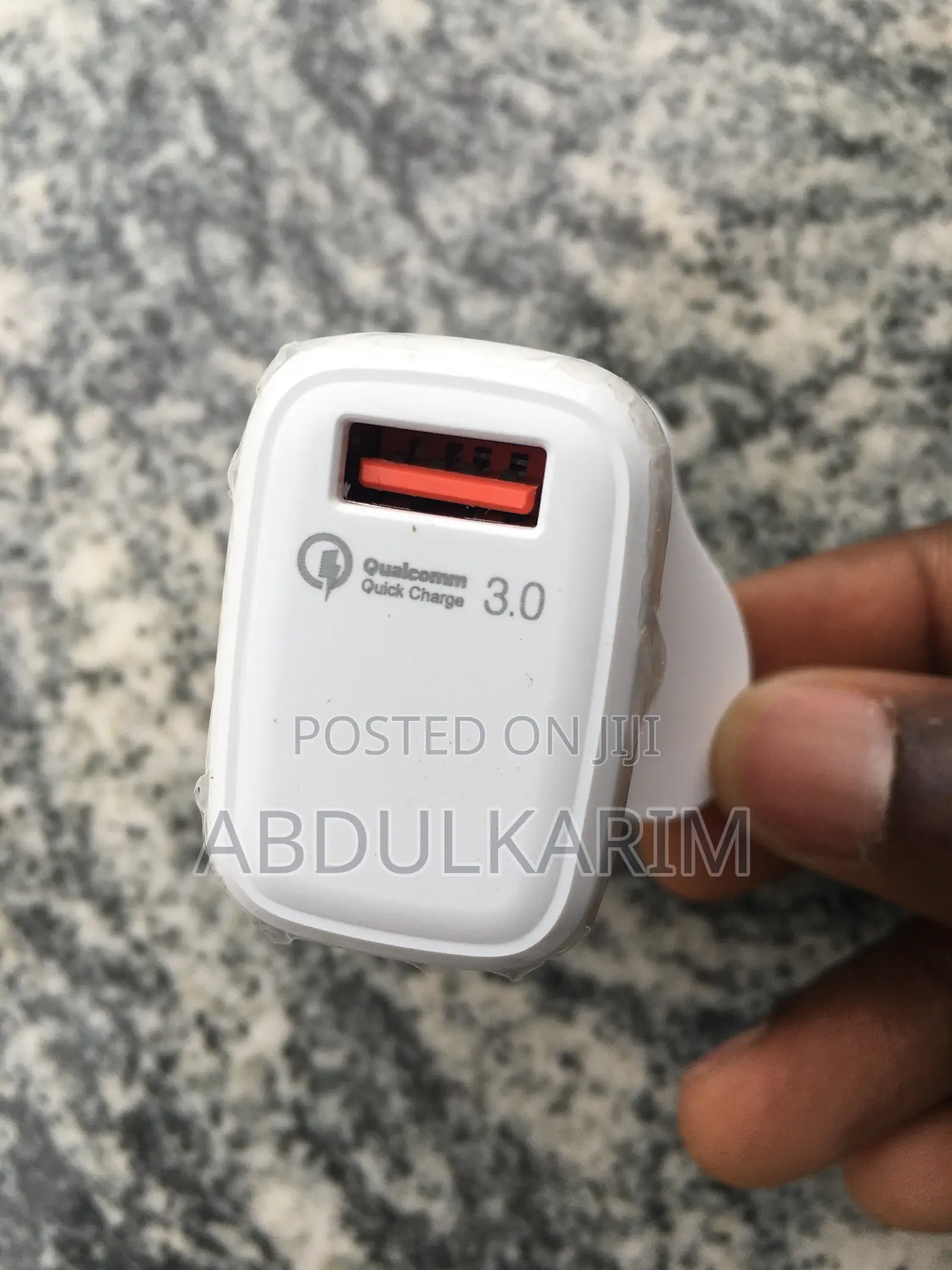 QC3.0 Fast USB Wall Charger (EU/UK Plug)