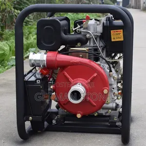 3inch Industrial Diesel-Powered Water Pump, Featuring a Red