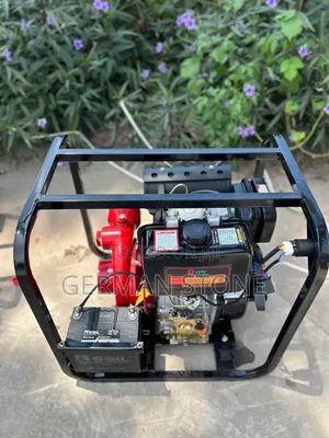 3inch Industrial Diesel-Powered Water Pump, Featuring a Red