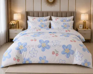 Luxury Unique Stock Duvet Bedsheets and 4 Pillowcase Set -6/6,6/7 7/7