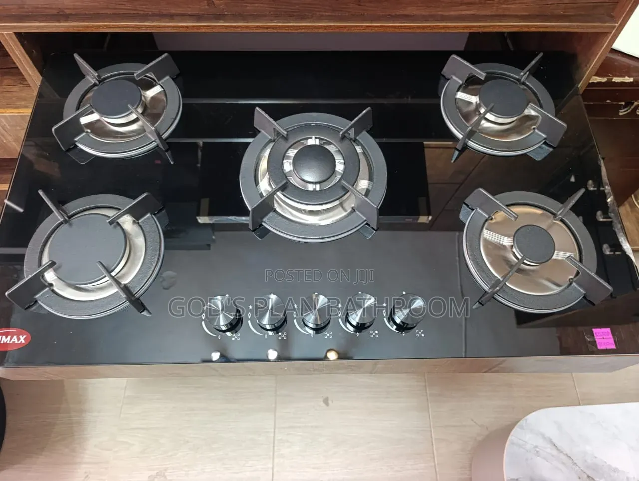 5burner Gas Black