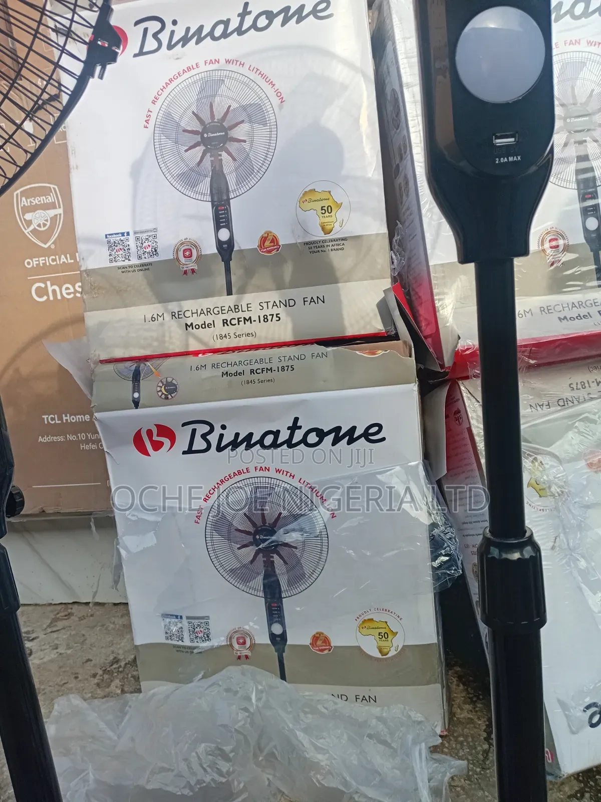 Binatone Rechargeable Fan