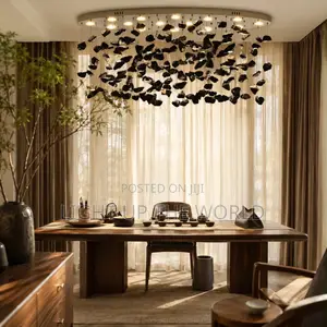 Stone Crystal Base Chandelier