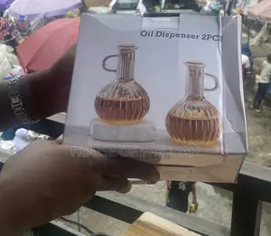 2-Piece Glass Oil Dispenser Set