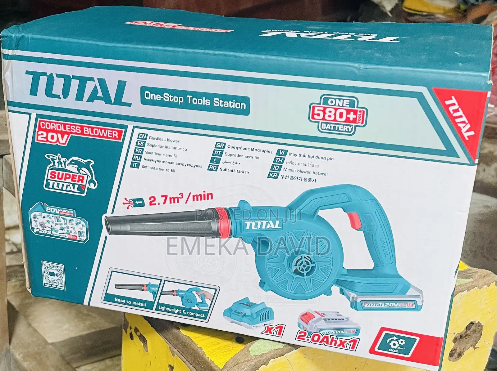 TOTAL 20V Cordless Blower.
