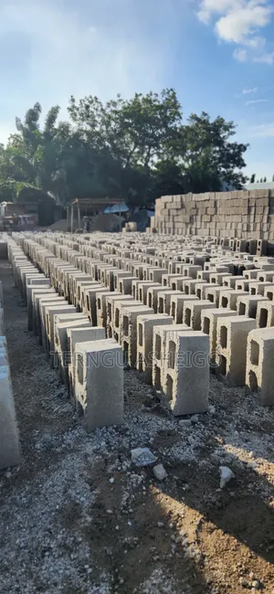 Concrete Blocks Mixed With Dangote Cement