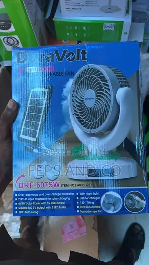 Solar Table Fan