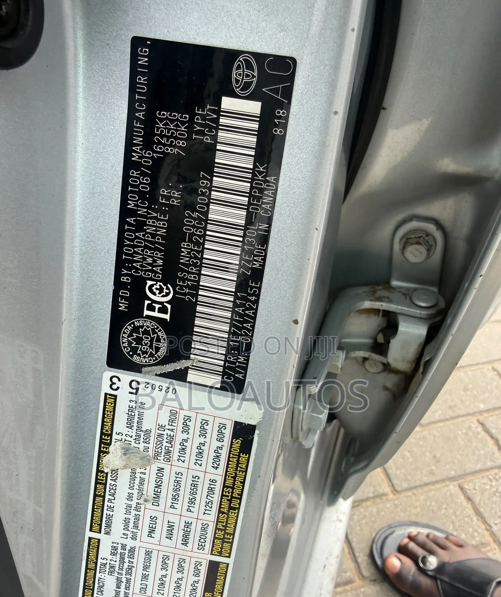 Toyota Corolla LE 2007 Silver