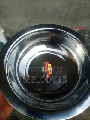 Stainless Steel Bucket and Bowls