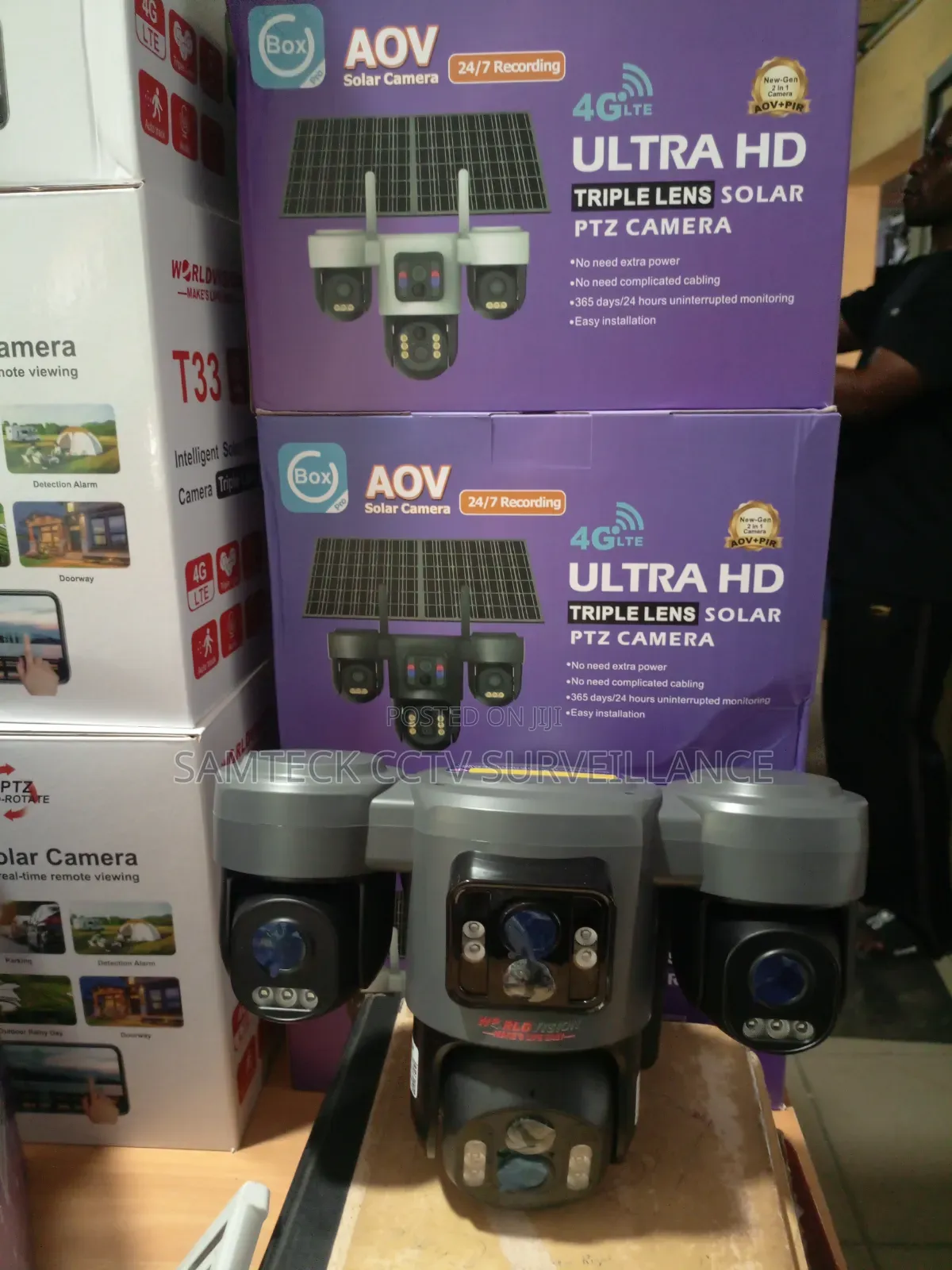 HD Triple Lens Solar Camera