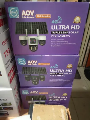 HD Triple Lens Solar Camera