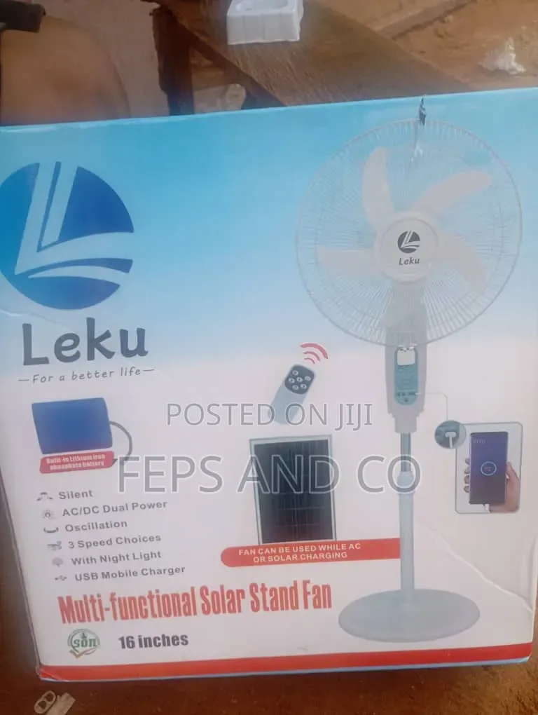 Solar Standing Fan