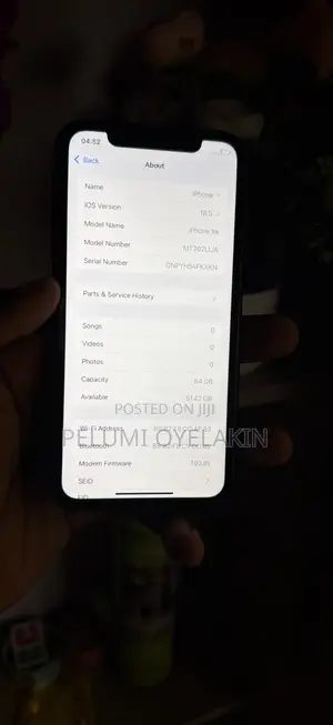 Apple iPhone XR 64 GB Black