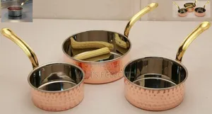 Long Handle Copper Sauce Pans