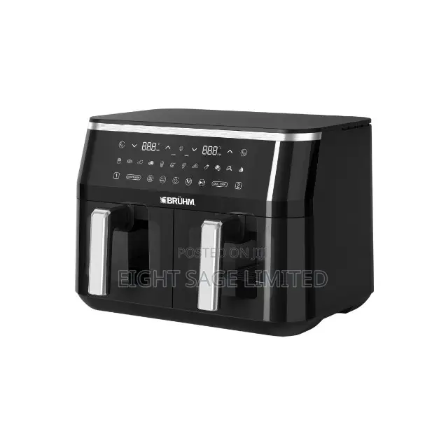Bruhm Air Fryer Double Compartment 9 Litres BFE-903200B