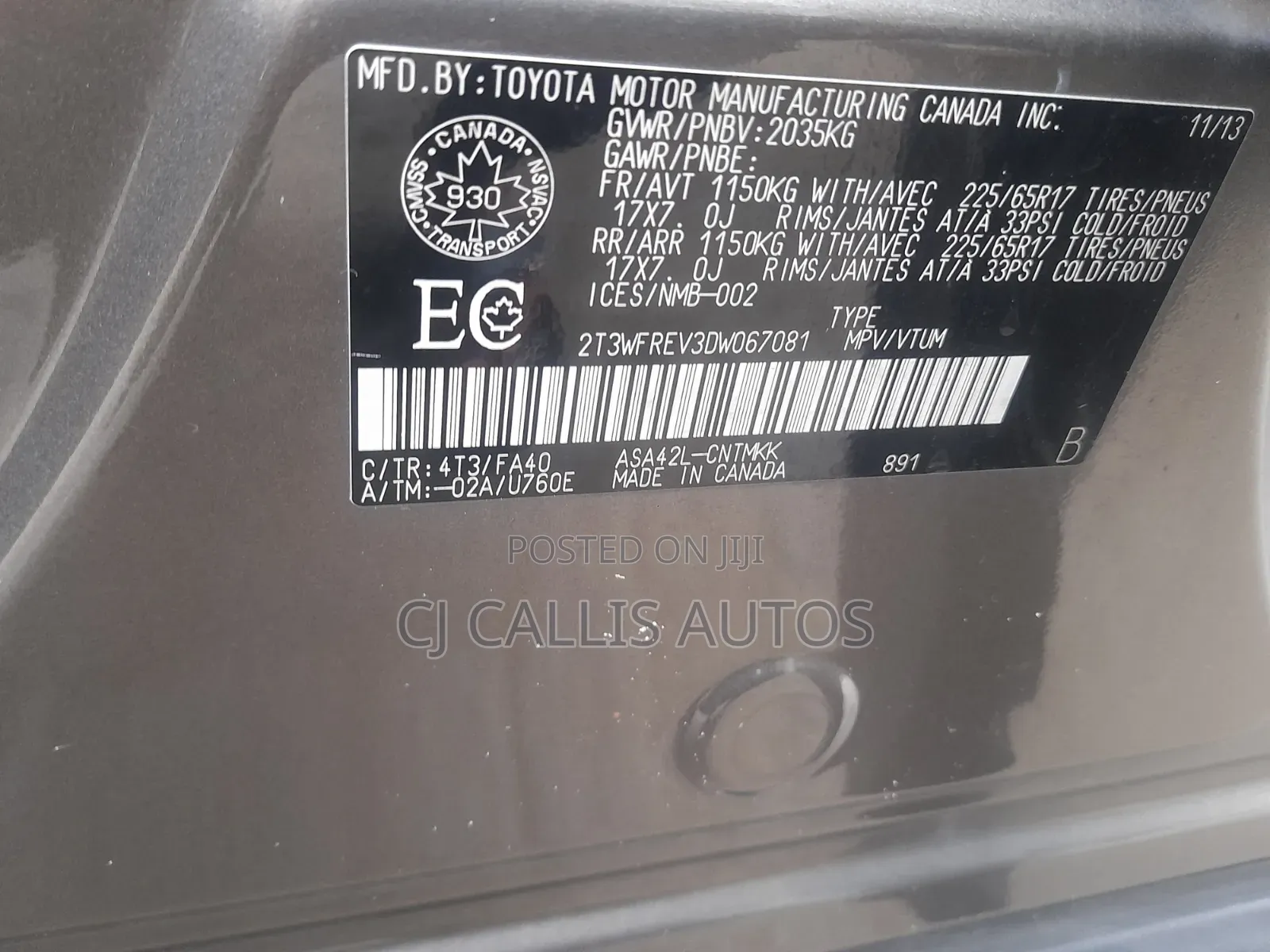 Toyota RAV4 2014 Brown