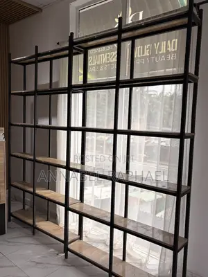 HDF Board Metal Display Shelf