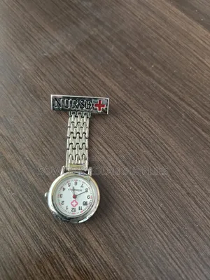 Premium Stainless Steel Nurse Pocket Watch – Clip-on Fob Watch