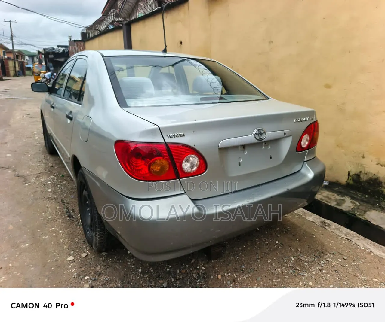 Toyota Corolla 2004 Silver