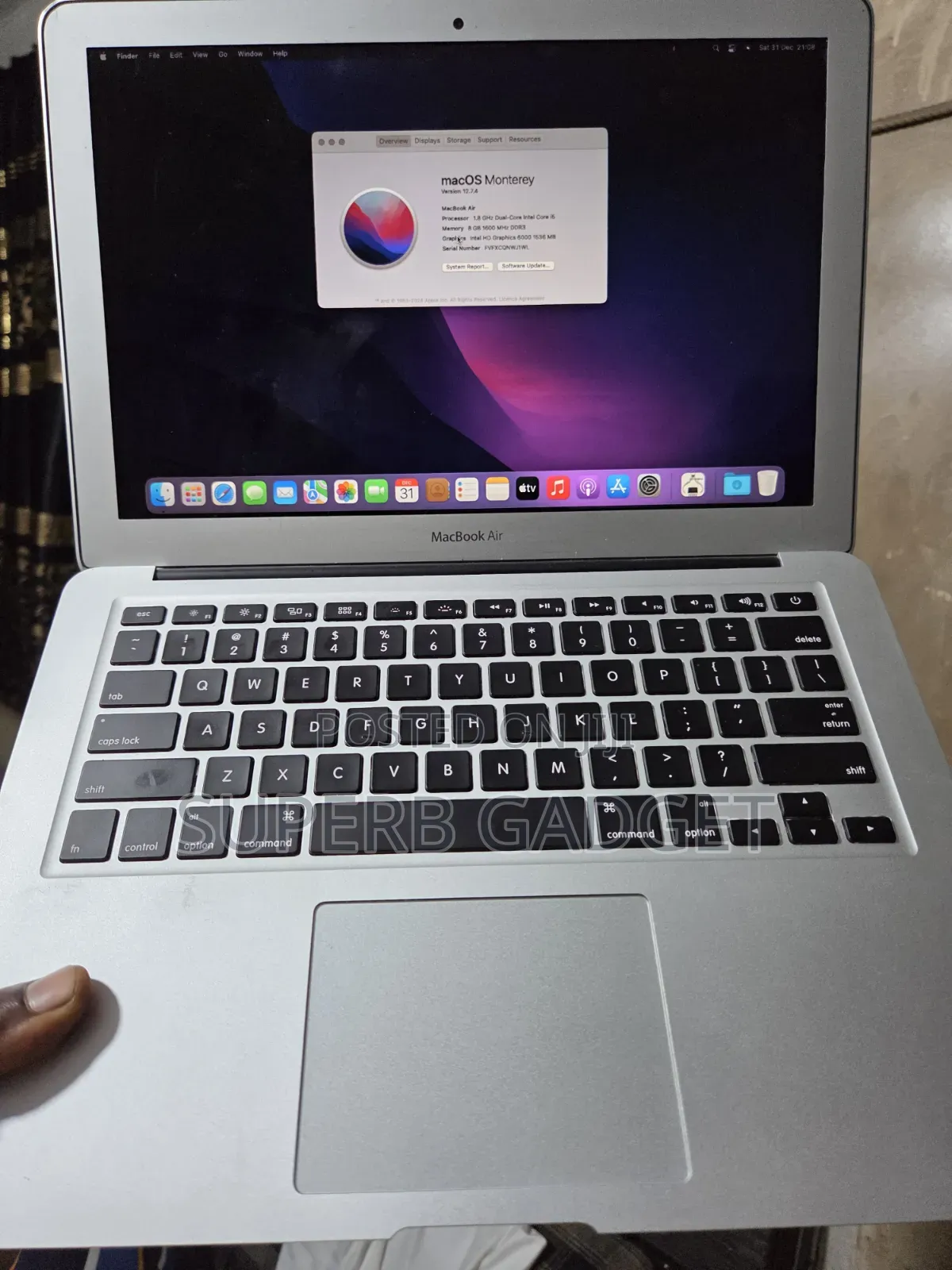 Laptop Apple MacBook Air 2017 8GB Intel Core i5 SSD 256GB