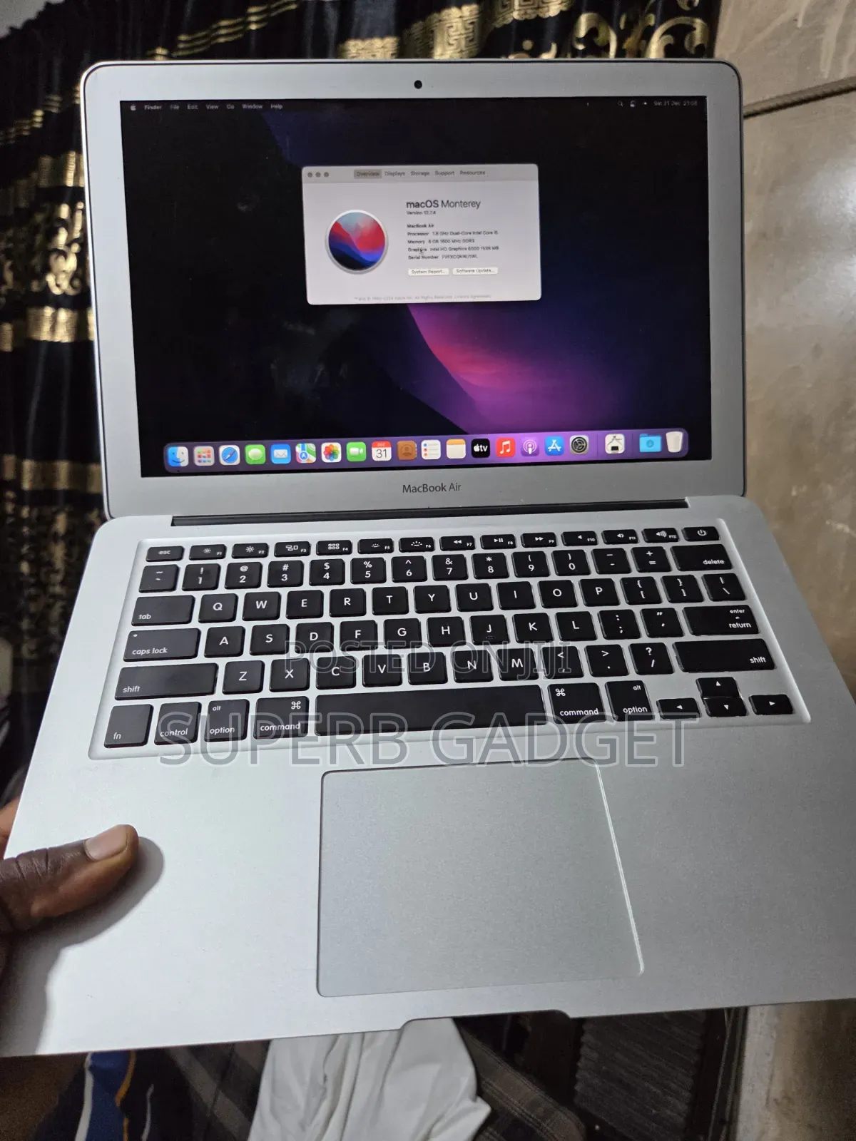 Laptop Apple MacBook Air 2017 8GB Intel Core i5 SSD 256GB