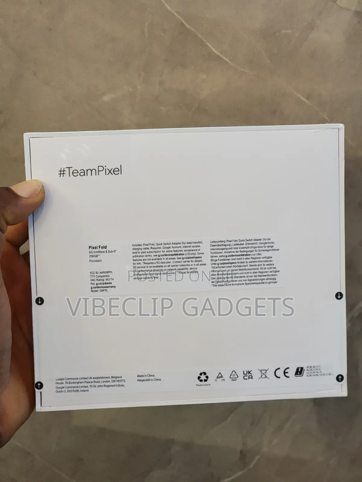 New Google Pixel Fold 256 GB Silver