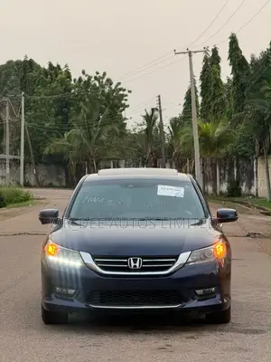Honda Accord EX-L V-6 4dr Sedan w/Navigation (3.5L 6cyl 6A) 2014 Blue