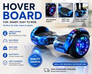 Hoverboard Self Balancing Scooter With Bluetooth Speaker LED Lights