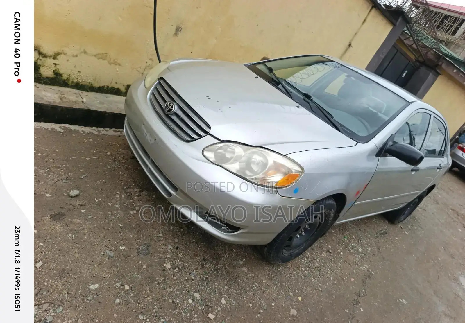 Toyota Corolla 2004 Silver