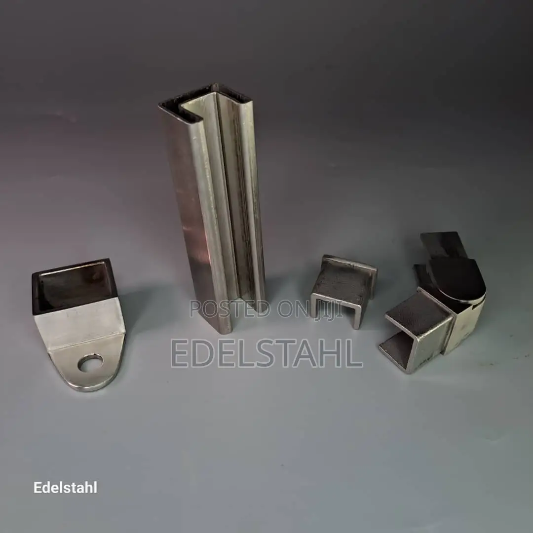 Stainless Steel 25x21x1.2mm Rectangular U-Profile Pipe