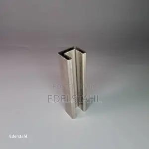 Stainless Steel 25x21x1.2mm Rectangular U-Profile Pipe