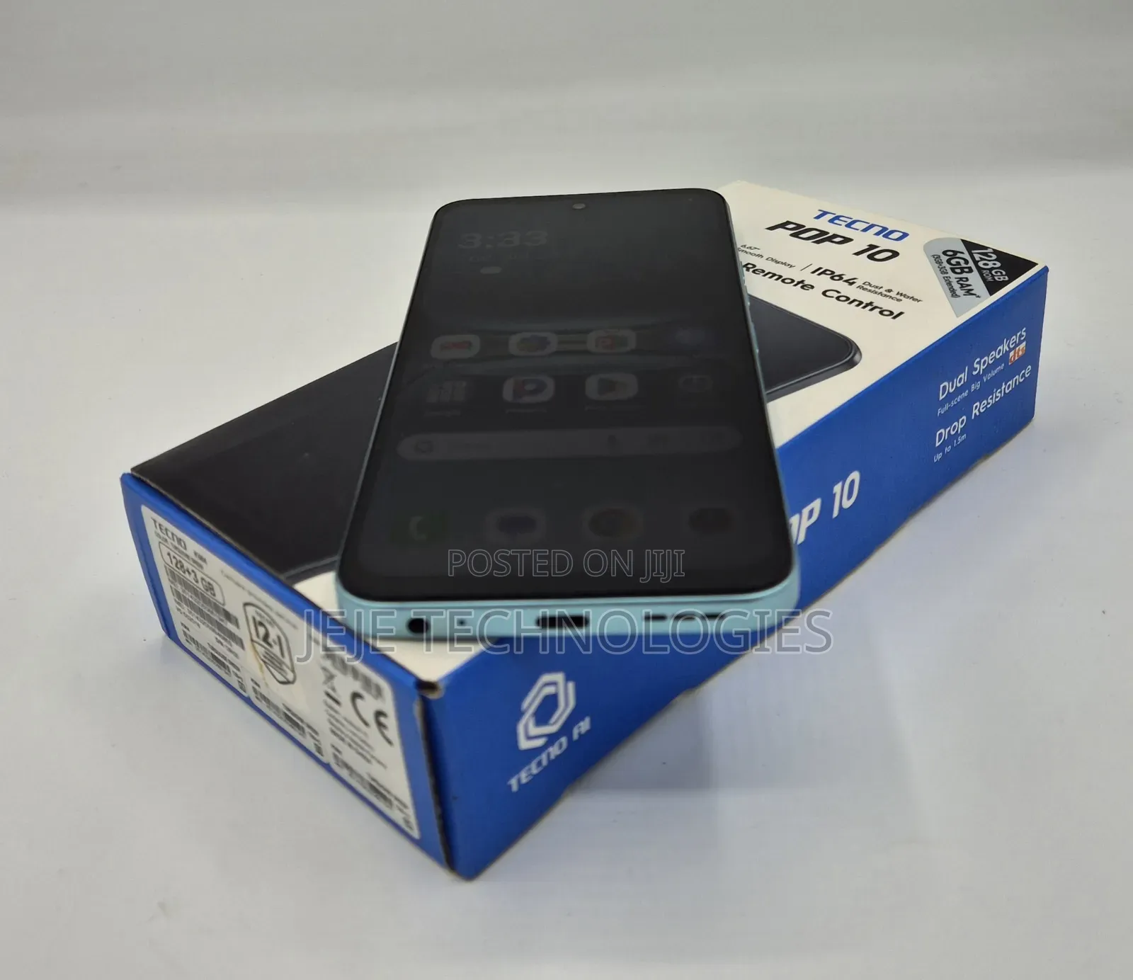 Tecno Pop 10 128 GB Blue