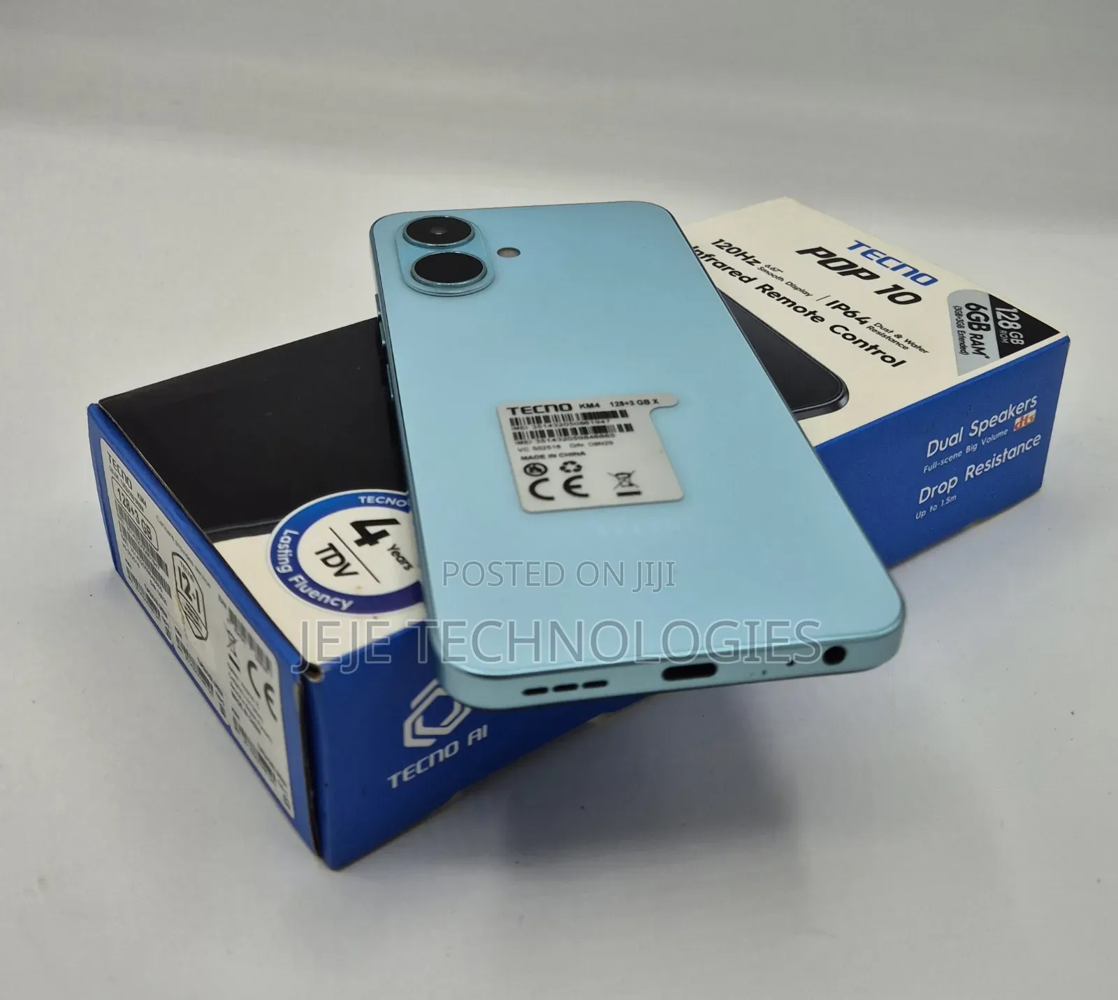 Tecno Pop 10 128 GB Blue