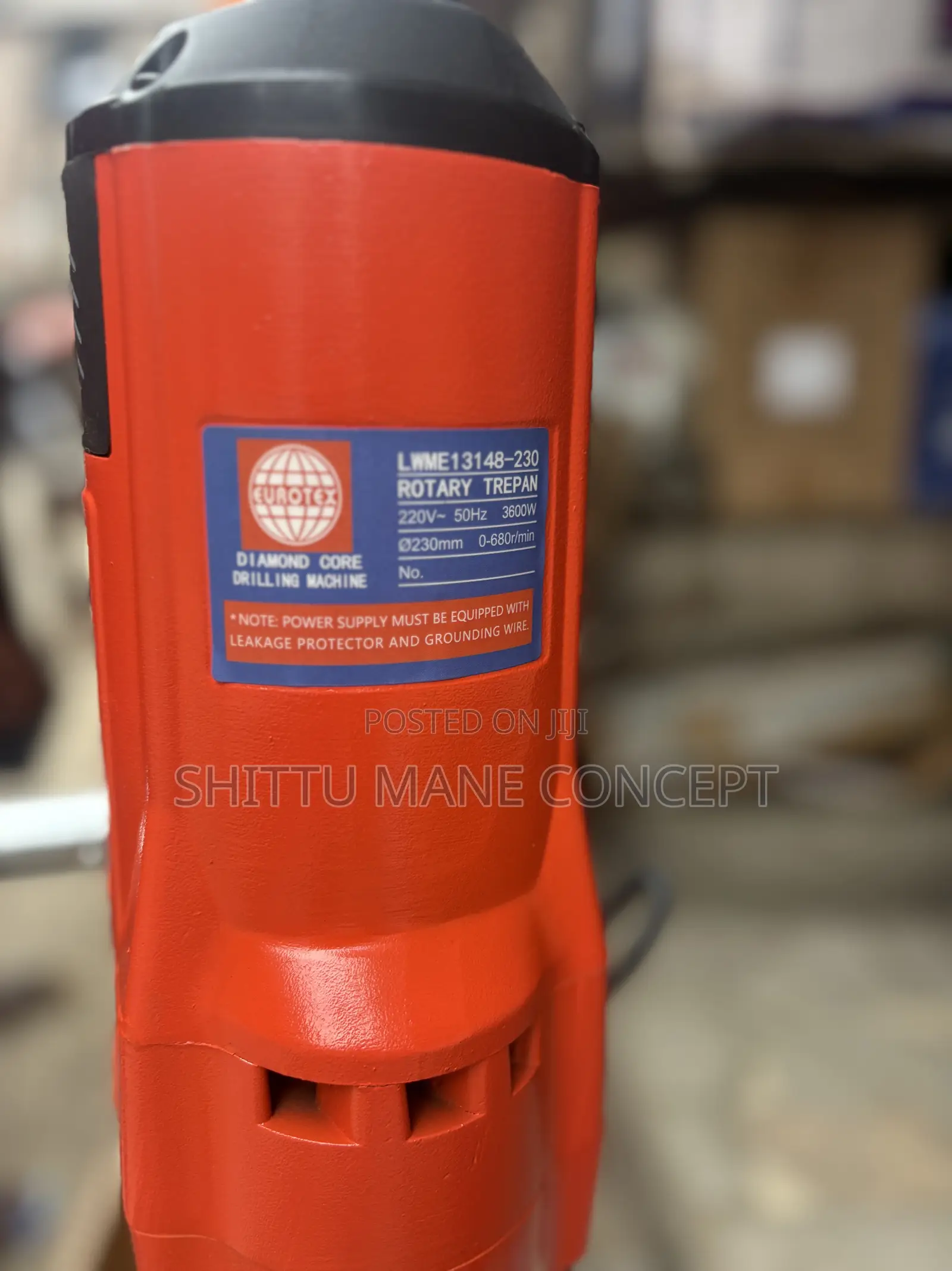 Core Drill Machine EUROTEX. 230mm - 9”