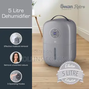 Swan 5L 2-in-1 Dehumidifier Air Purifier With LED Display