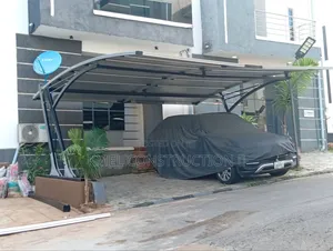 Double Car Steel Carport Shade.
