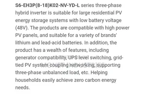 50kw Three Phase Solis Hybrid Power Inverter