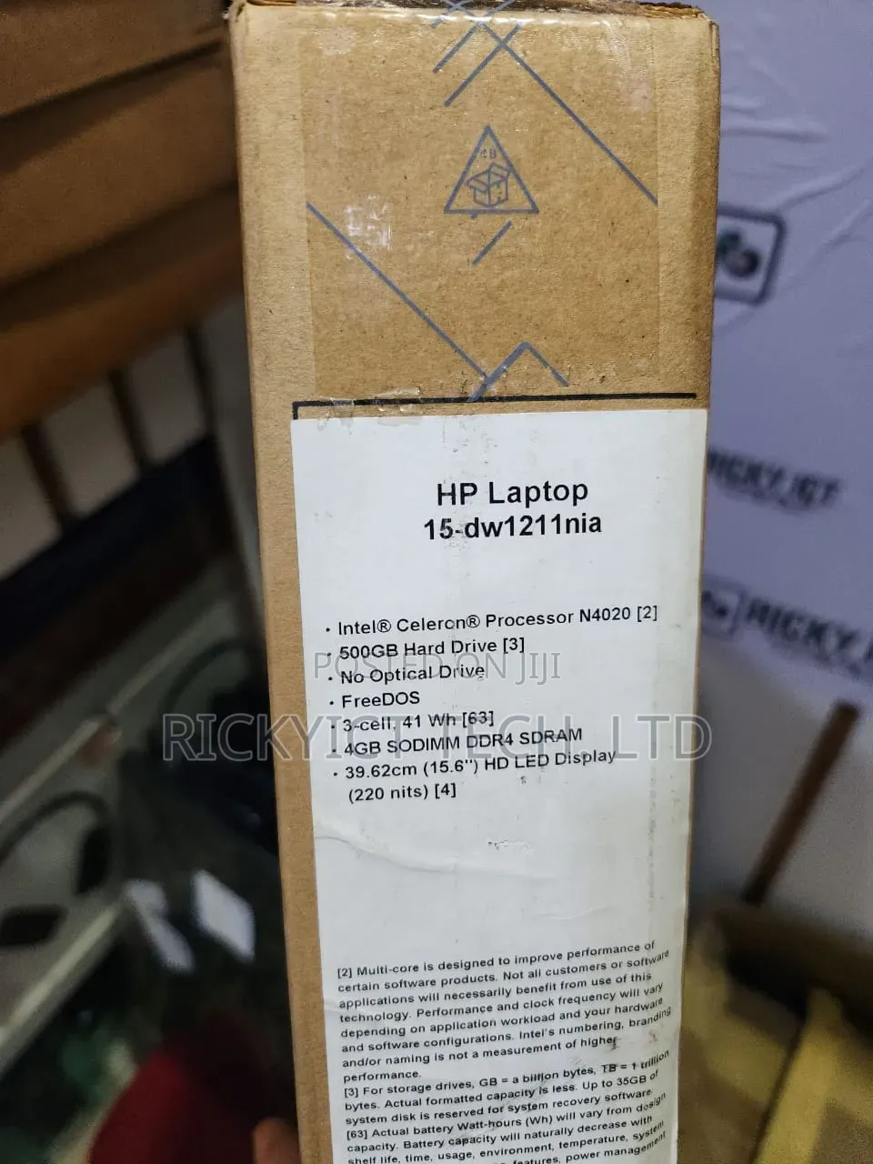 New Laptop HP 15 4GB Intel Celeron HDD 500GB