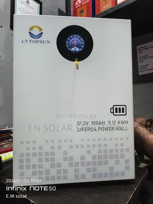 5kwh/48v LVTOPSUN Lithium Battery Available